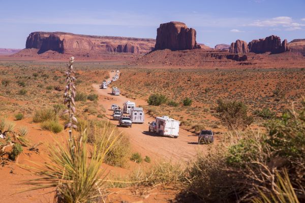 Filmcrew im Monument Valley