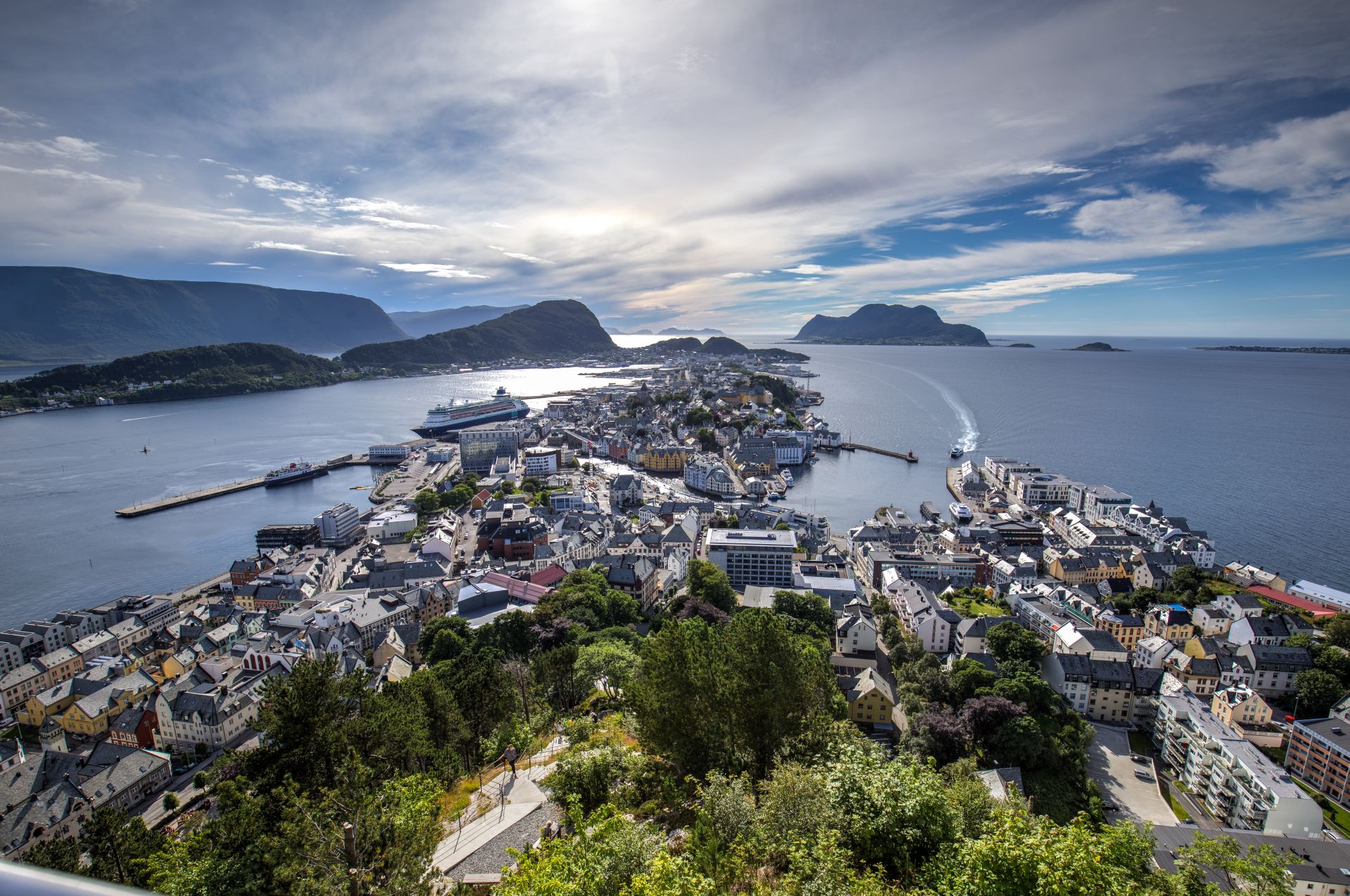 Alesund Blick vom Aksla