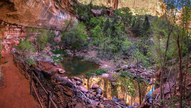 Zion – Wanderung zu den Emerald Pools