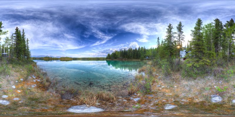 Boya Lake Panorama