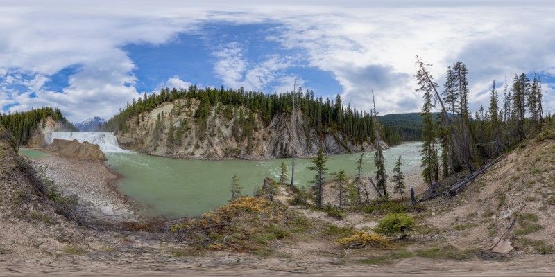 Yoho – Wapta Falls Panorama