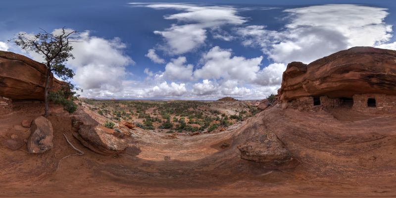 Canyonlands – Aztec Butte Trail Panorama 1