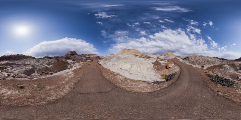 Petrified Forest – Blue Mesa Panorama